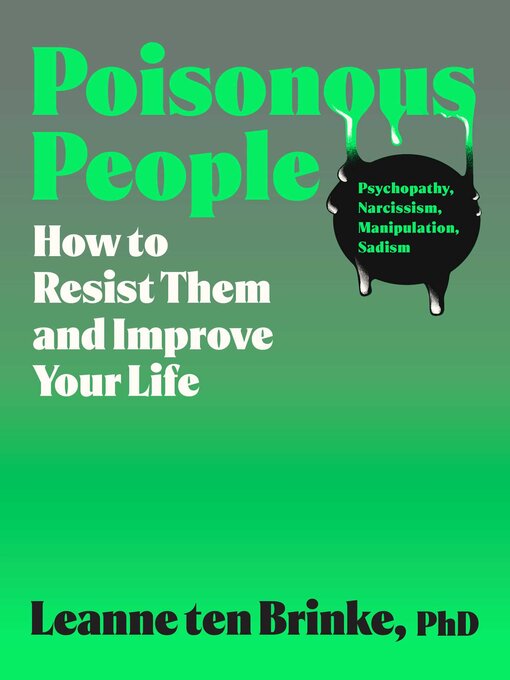 Title details for Poisonous People by Leanne ten Brinke - Wait list